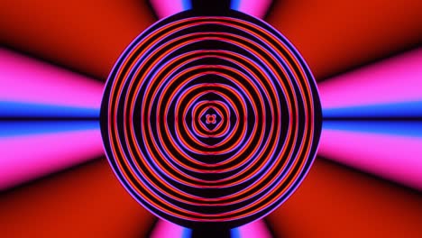 pulsación de la figura de discoteca abstracta vj bucle