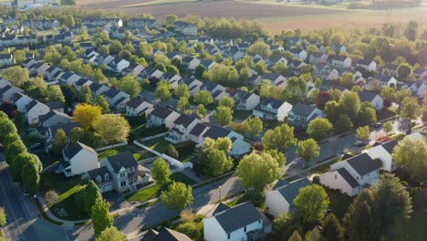 Suburban-American-neighborhood-family-homes