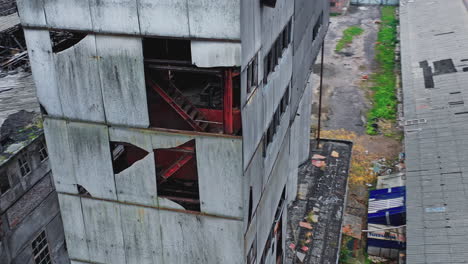 ruined abandoned factory