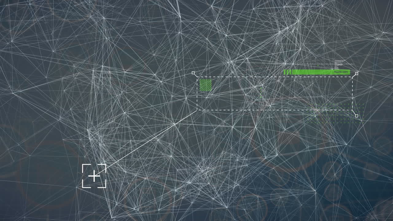 Animation of scope scanning with network of connections