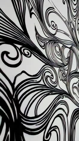 patrón abstracto en blanco y negro