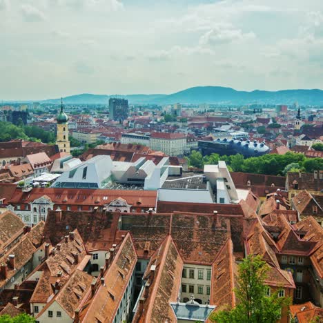 Cityscape-Of-Graz-In-Austria