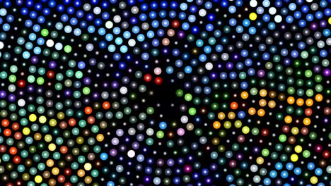 abstract background with colorful rotating dots