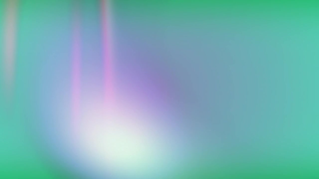 Neon dot appearing magenta halo pulsing red bars drifting transparent bg showing layered motion