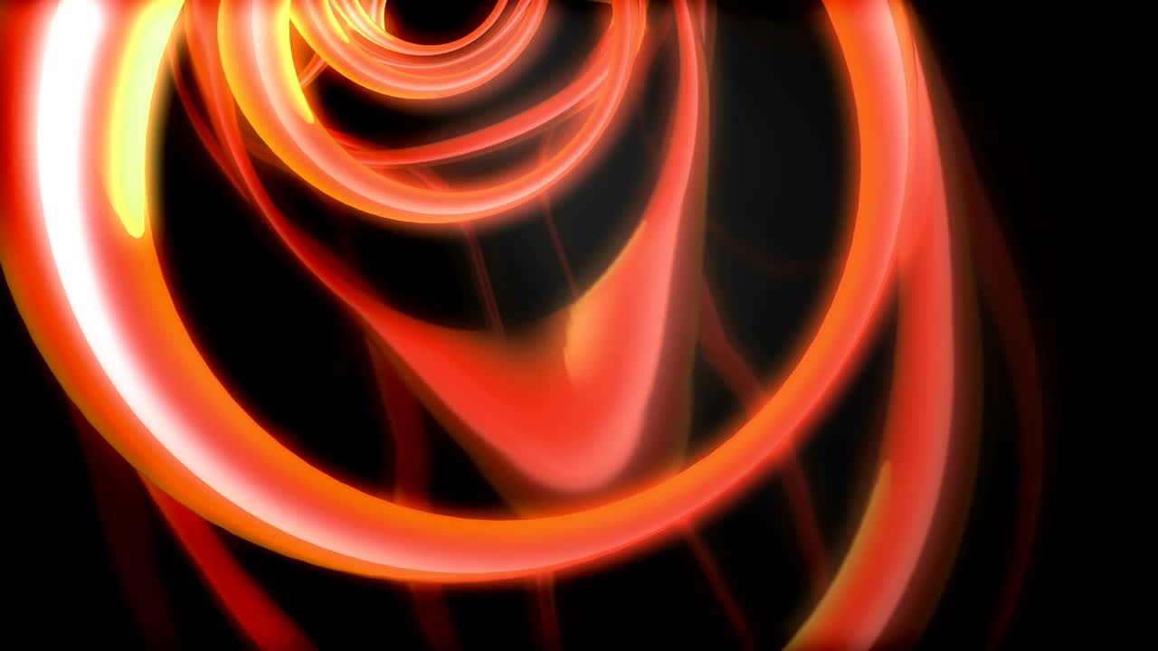 el túnel brillante de la luz. el túnel de animación abstracta.