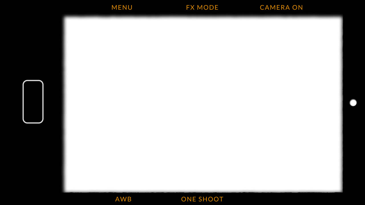 Vintage Film Frame Overlay with Camera UI Elements