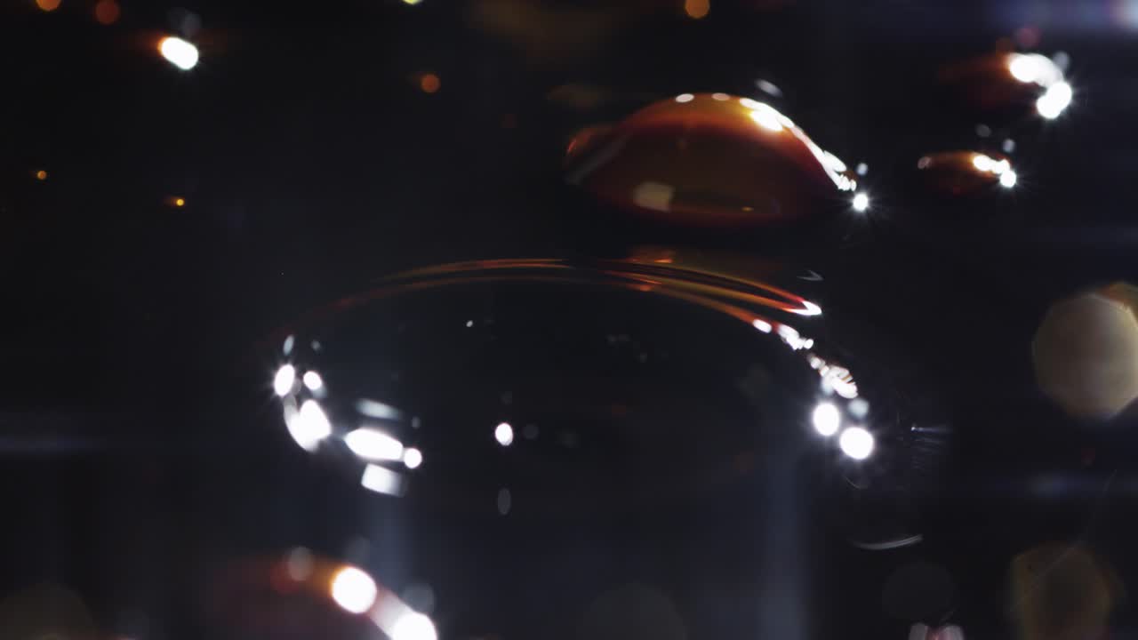 오일에 기포 형성