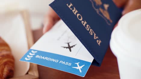 passport and boarding pass: ready for travel