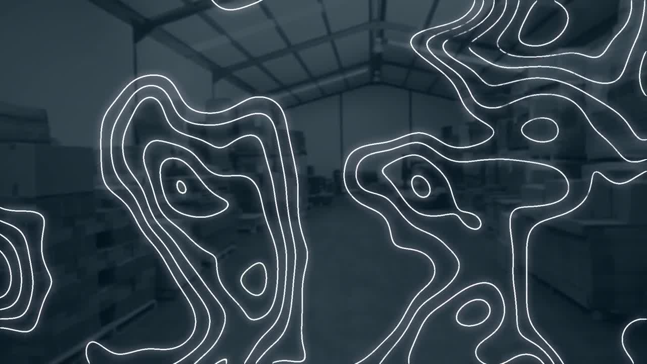 animación de isohyspses sobre el almacén