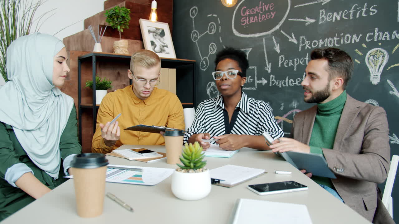 reunión del equipo de negocios