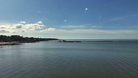 Drone-approach-towards-Fairhope-Marina