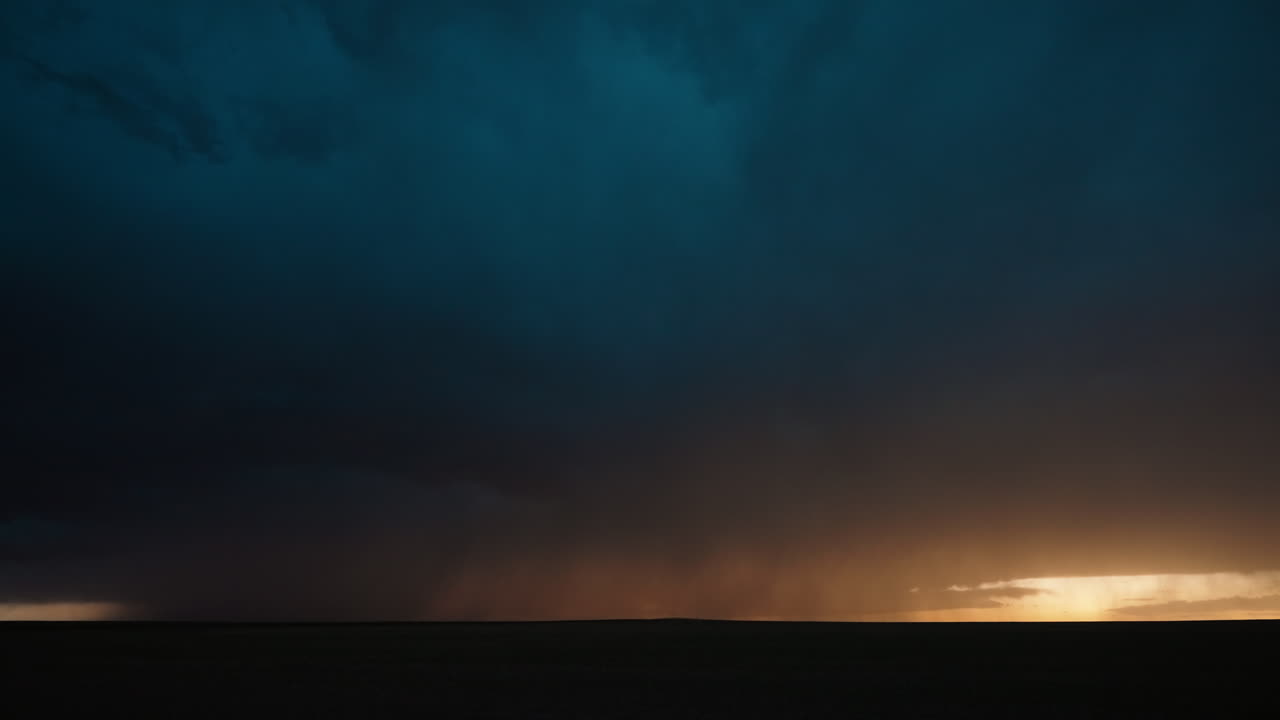 Dramatic Sunset Storm