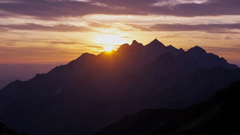 majestic mountain sunset/sunrise