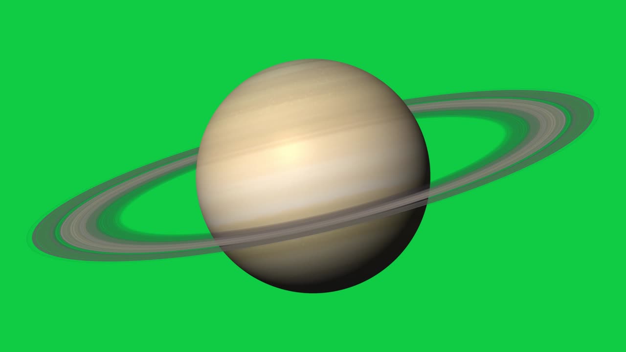сатурн в космосе, зеленый экран сатурн, 3840 х 2160 зеленый экран сатурна