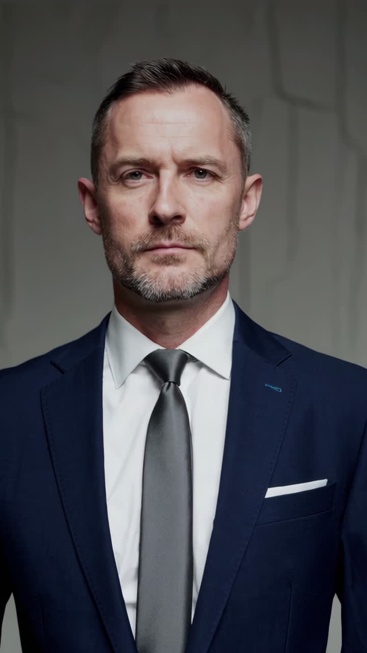 Retrato de un hombre de negocios