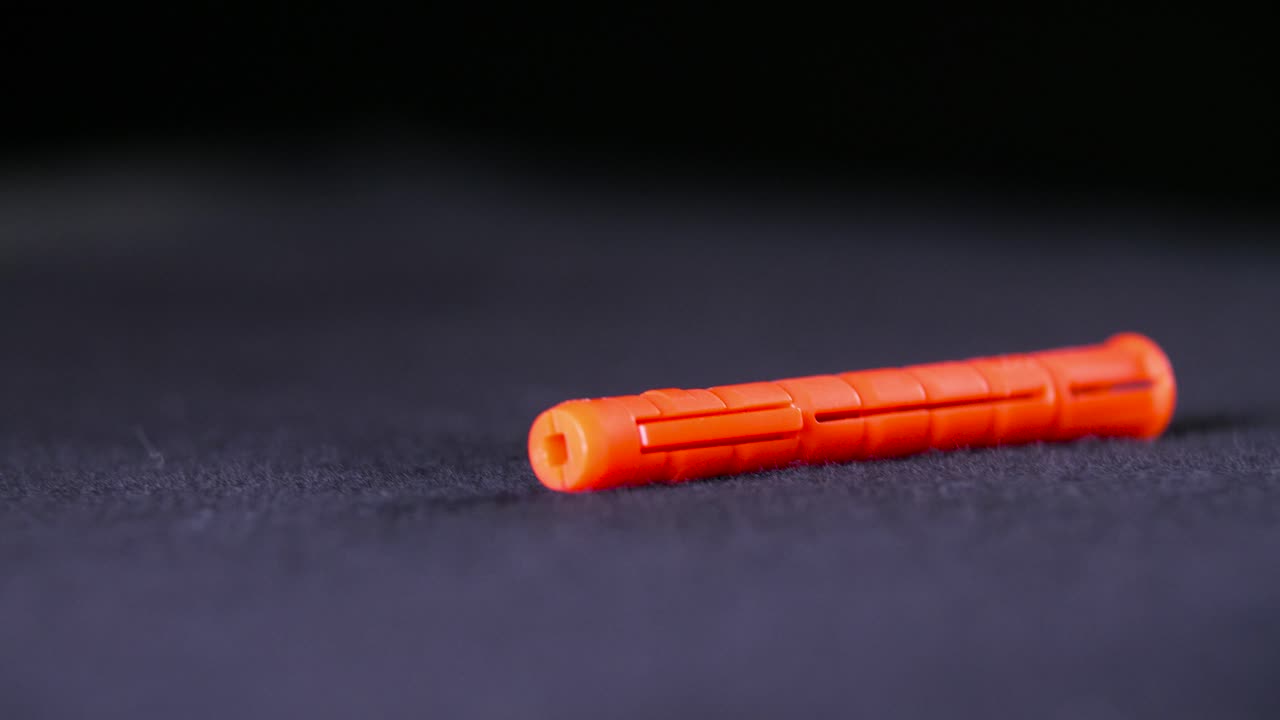 플라스틱 오렌지 벽 커