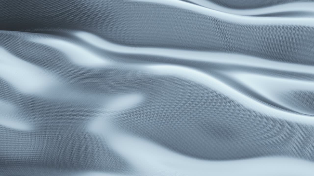 fondo blanco ondulado y liso animación de bucle sin costuras de renderizado 3d