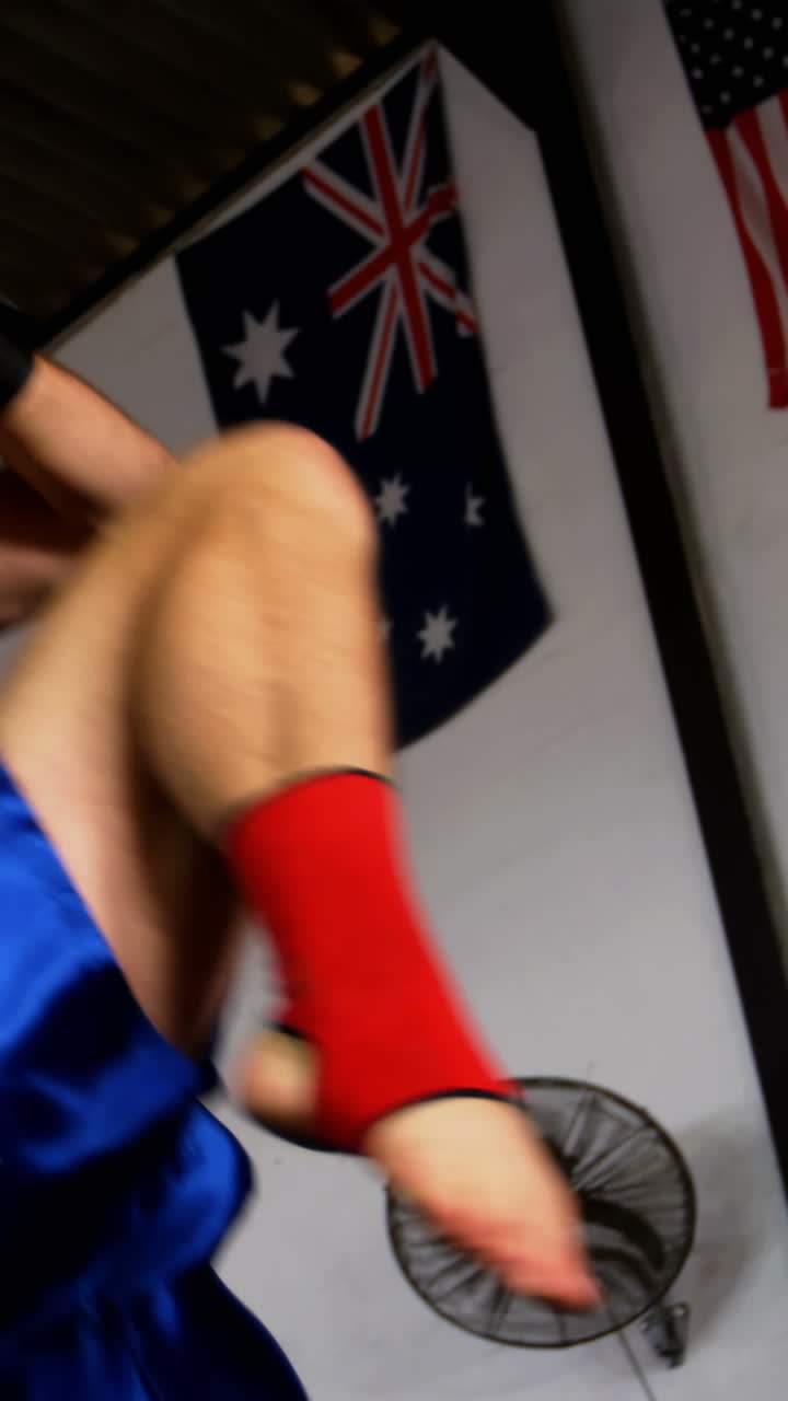 권투 를 하는 권투 선수