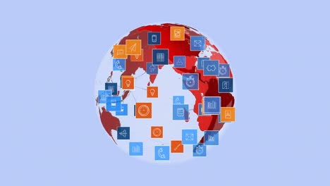 Globe-and-digital-apps-icons