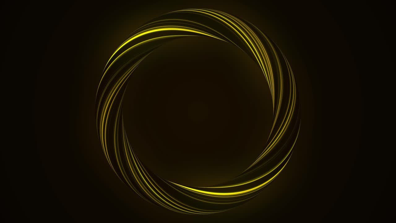 추상적인 노란색 나선형