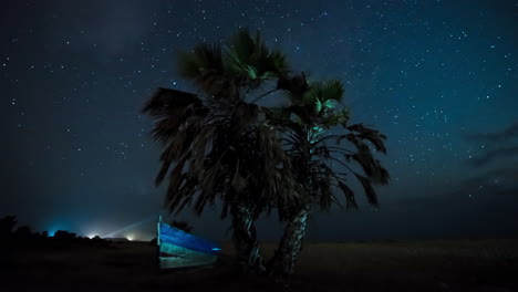 de boot time-lapse, angola afrika