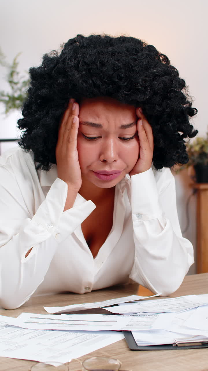 Affarista afroamericana stressata dai debiti delle bollette e dalle tasse elevate teme l'imminente bancarotta