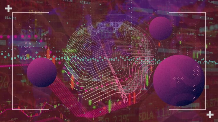 Animation of data processing over brain and shapes