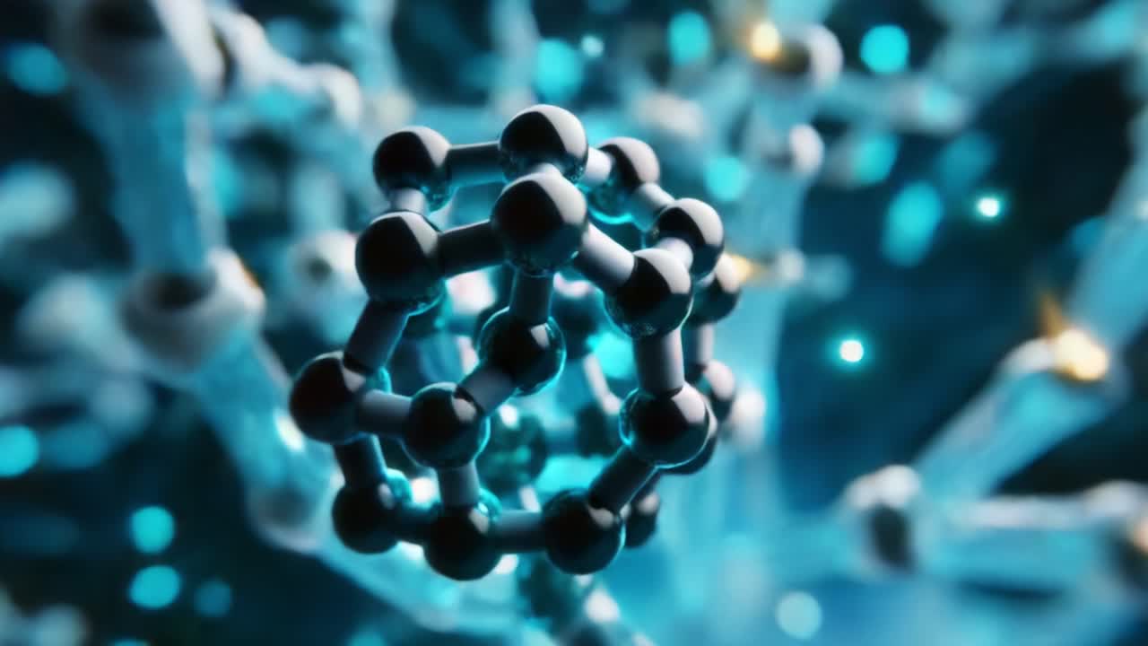 Exploring Molecular Structures: A Deep Dive into the Intricate Designs and Dynamic Interactions Within Molecular Frameworks, Highlighting the Beauty of Atomic Connectivity and Energy Flow