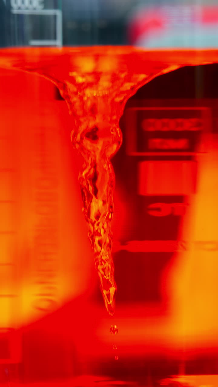 Red Liquid Swirl