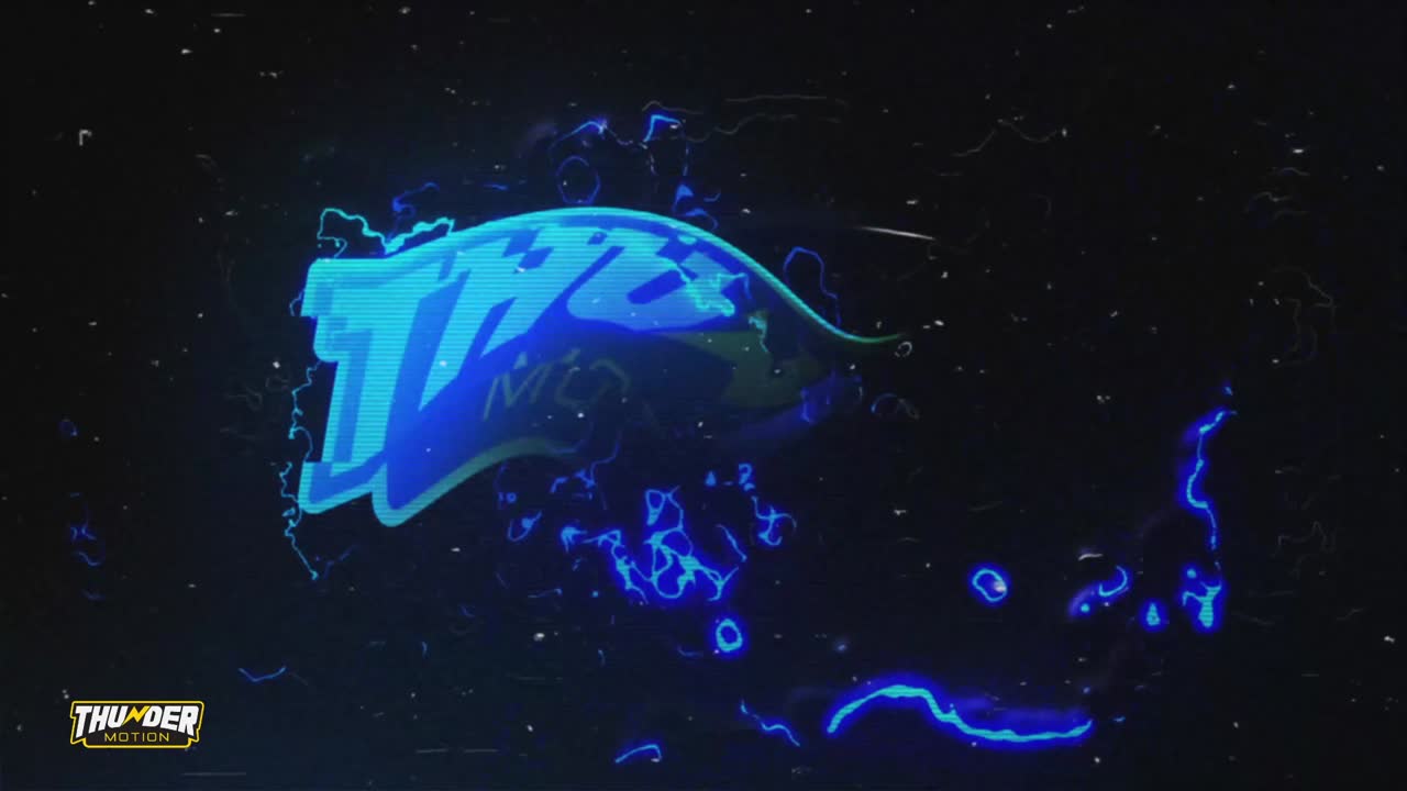 Sci-Fi Retro Glitch Logo Reveal