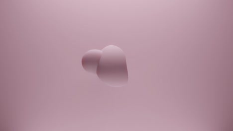 esfera abstracta ondulante transformada en dirección aleatoria renderización 3d en fondo rosado. metamorfosis de bucle sin costuras de forma amorfa. animación simple de la forma futura 4k