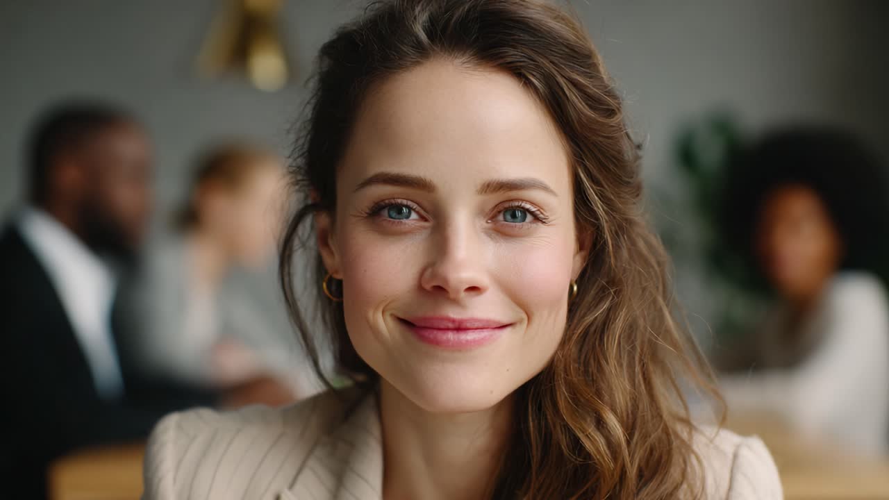 A Confident Woman Engaging with Her Surroundings: The Essence of Connection and Positivity Captured in Two Moments