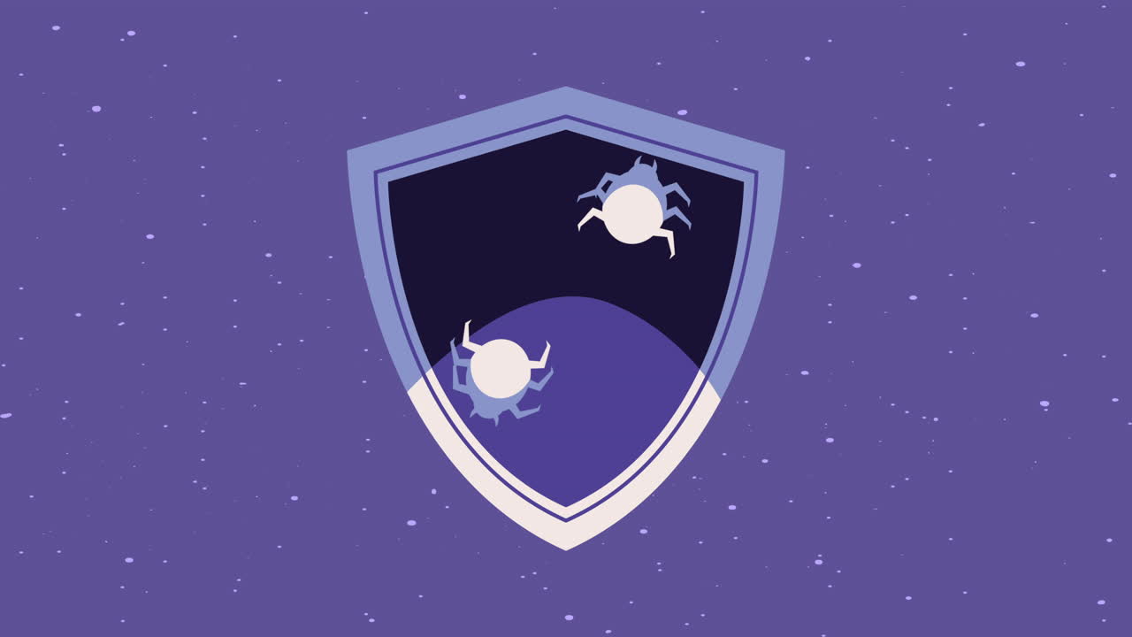 Shield with Bug Icons