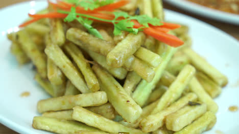 French-Fries-Eggplant-with-Sauce-like-French-Fries