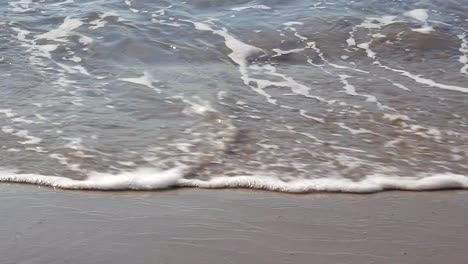 sea waves on the sand beach