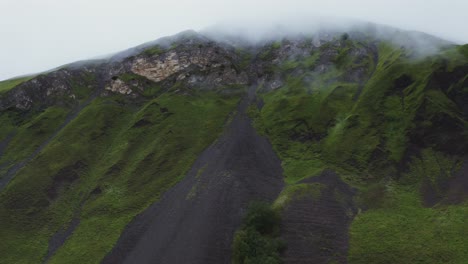 misty mountain scenery