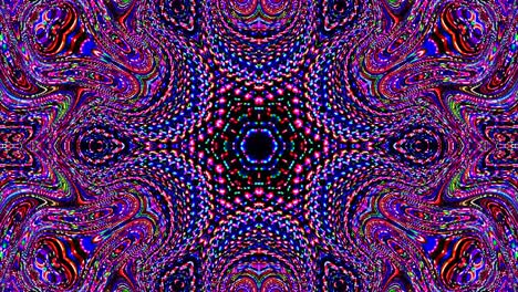 beautiful abstract kaleidoscope that shines, a radiant light that regulates the subtle movements