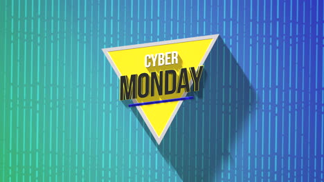 Cyber-Monday-on-blue-geometric-simple-pattern-with-gradient-color