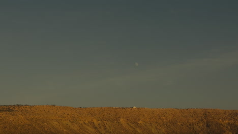 moonlit desert horizon
