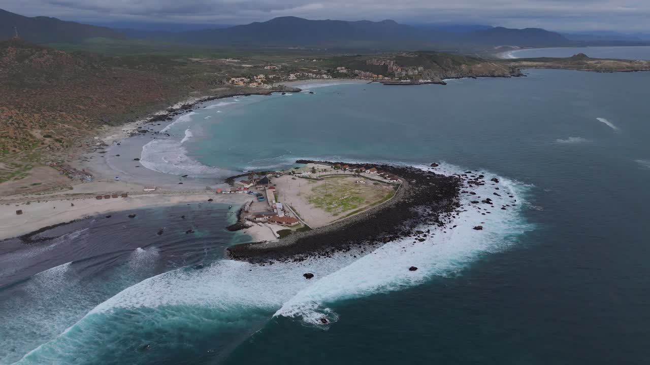 Scenic Views of Totoralillo Beach, Coquimbo Region, Chile