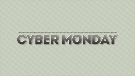 Cyber-Monday-Text-Auf-Weißem,-Modernem-Farbverlauf