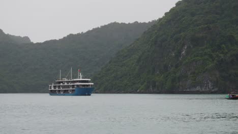 a stunning view of ha long bay in vietnam with its majestic mountainous islands