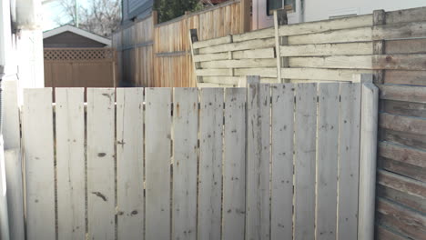 Side-fence-between-two-houses