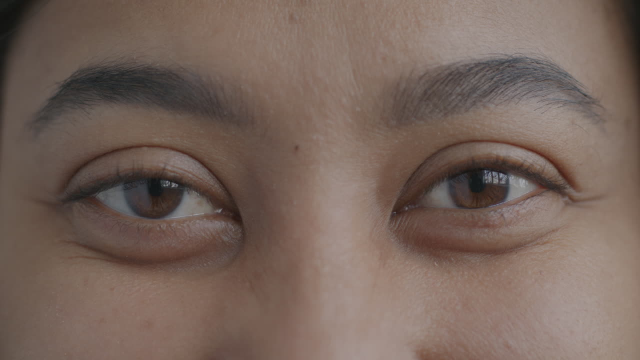 사람의 눈의 클로즈업