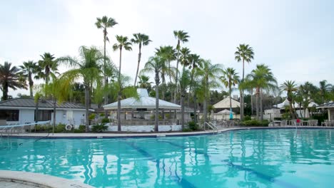 pool and bar at a florida resort in the summer