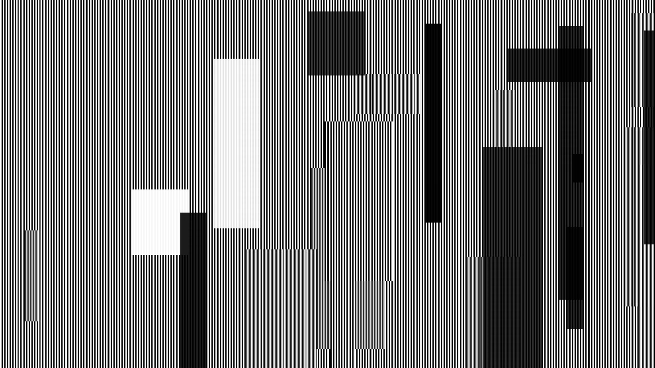 Efeito de falha digital abstrato com linhas pretas e brancas