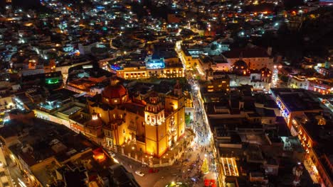 Hyperlapse:-Haupttempel-In-Der-Innenstadt-Von-Guanajuato