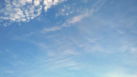 Blue-Sky-Small-Misty-Clouds-Time-Lapse