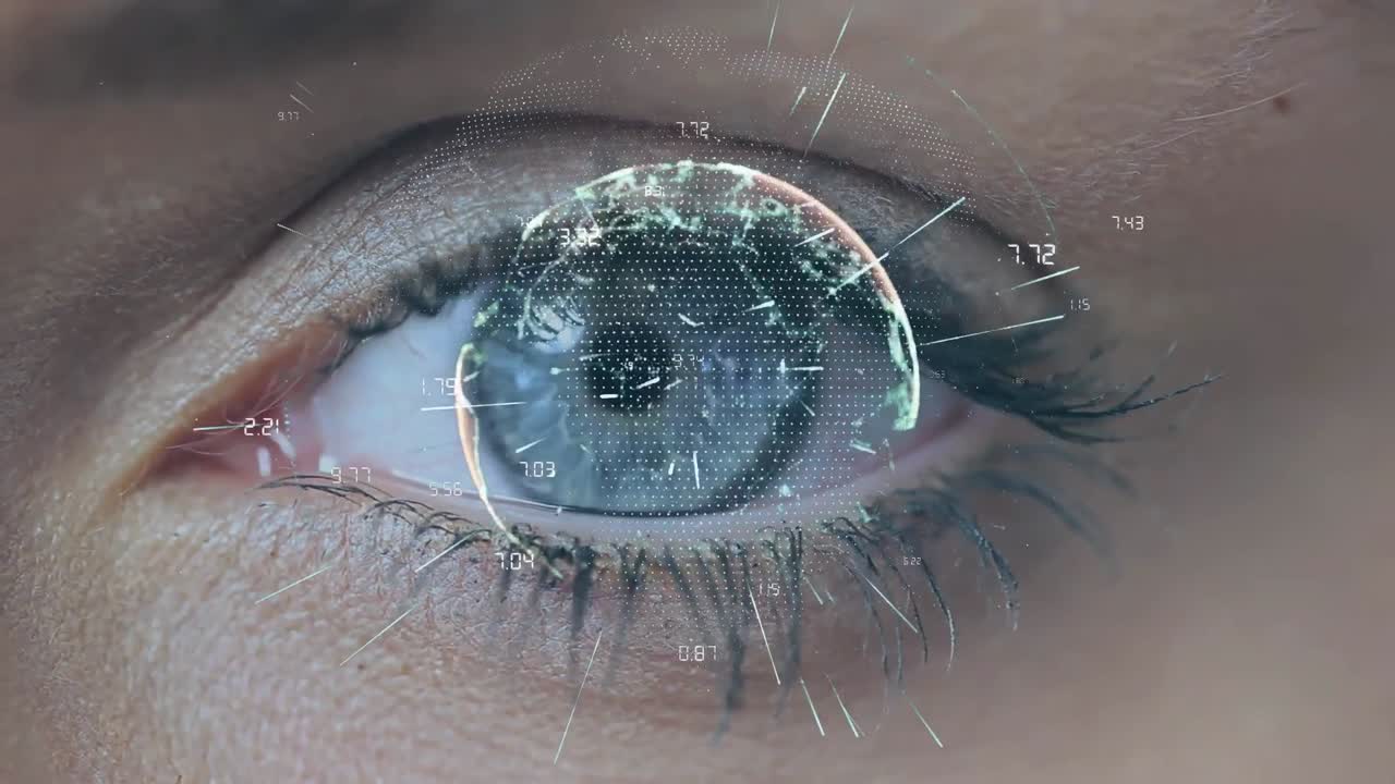 girando el globo con datos y red de conexión