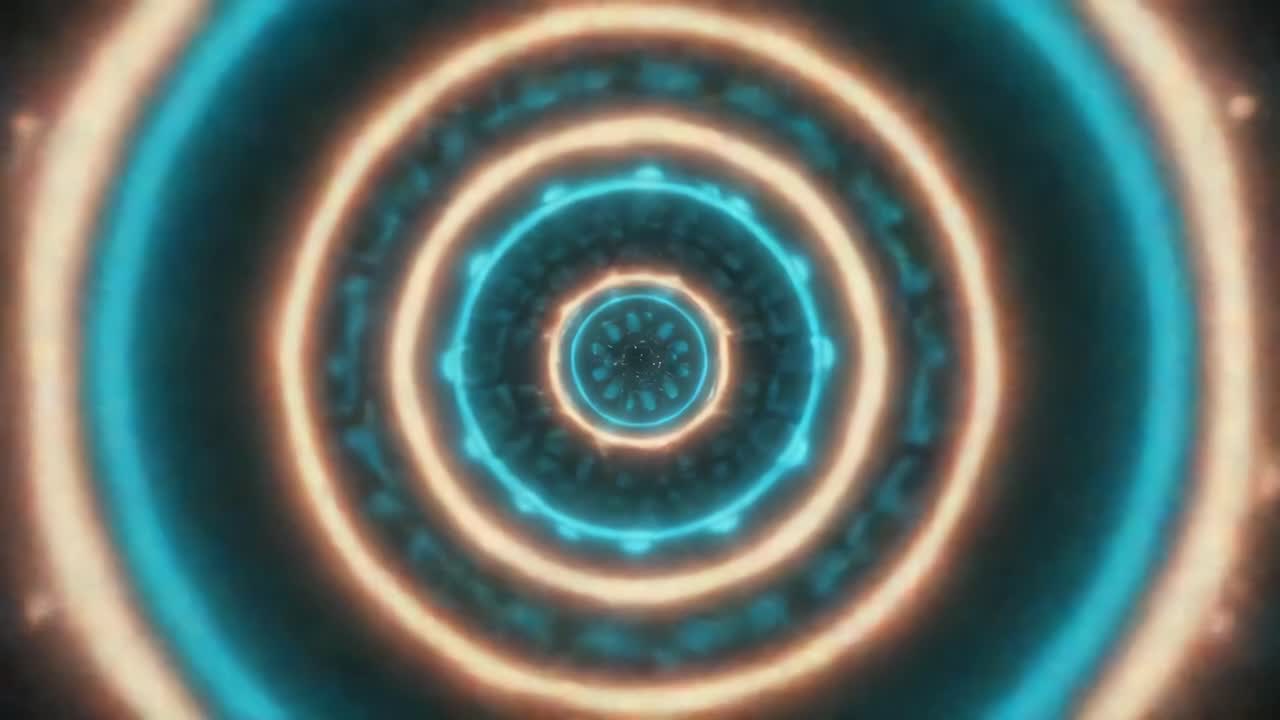 Abstract Neon Tunnel